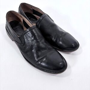 Trask Black Leather Loafer Slip On Shoes Women's 7M D15